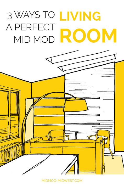 Your living room should be the heart of your home. Here’s how you can set up your mid-century living room in style at any scale. ... Connect your living rom to the outside, fill it with gorgeous natural materials and then punch it up with bold mid-century colors. Here’s how you can set up your fabulous mid mod living spaces at any level of effort! ... The mid-century style was all about erasing the lines between inside and out. ... #midcentury ... #livingroom ... #modernlivingroom Mid Century Decor Living Room, Mid Century Living Room 1950s, Mid Mod Living Room, Apt Aesthetic, Fern Valley, Mid Century Living Room Decor, Mod Living Room, Mid Century Interior Design, Modern White Living Room