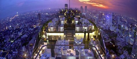 Sky Bar, Best Rooftop Bars, Bangkok Hotel, City At Night, Rooftop Restaurant, Banyan Tree, Four Seasons Hotel, Rooftop Bar, Green Life