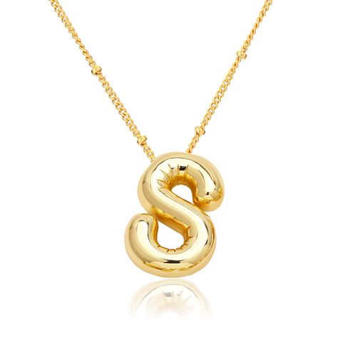 PRICES MAY VARY. Initial Balloon- This exquisite piece features a choice between a 14k Gold or White Gold letter pendant bubble, the same shape as the letter balloon. Letter Bubble- Solid pendants have a more textured feel, with holes punched in them to allow the chain to move freely.Necklace is 17"+2" adjustable chain. Any Occasions- Necklaces are designed to be the perfect gift for birthdays, special occasions, or any moment when you want to make someone feel cherished and celebrated. Perfect Gold S Necklace, Bubble Necklace Gold, Gold B Necklace, S Letter Necklace, Birthday Wishlist Cheap, Balloon Letter Necklace, Bubble Initial Necklace, Cute Bday Gifts, Birthday Wishlist Ideas I Want