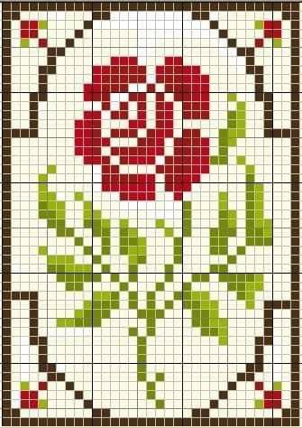 Mexican Cross Stitch, Graph Crochet, Pixel Crochet, Tapestry Crochet Patterns, Mini Cross Stitch, Cross Stitch Borders, Pixel Pattern, Pixel Art Pattern, Crochet Tapestry