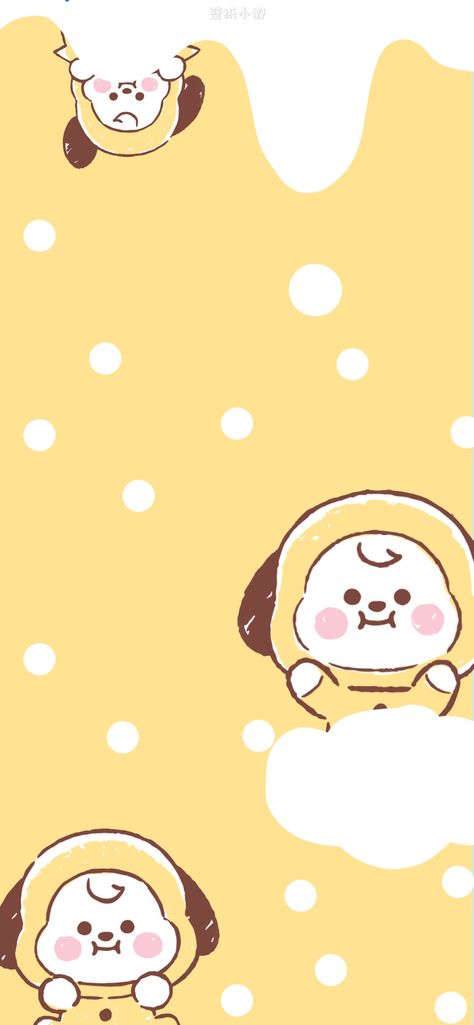 Chimmy Wallpaper, Chimmy Wallpaper Aesthetic, Bt21 Fall Wallpaper, Bts Backgrounds, Photoshoot Bts, Park Jimin Cute, Cartoon Wallpaper Iphone, Flower Background Wallpaper, Bts Fans