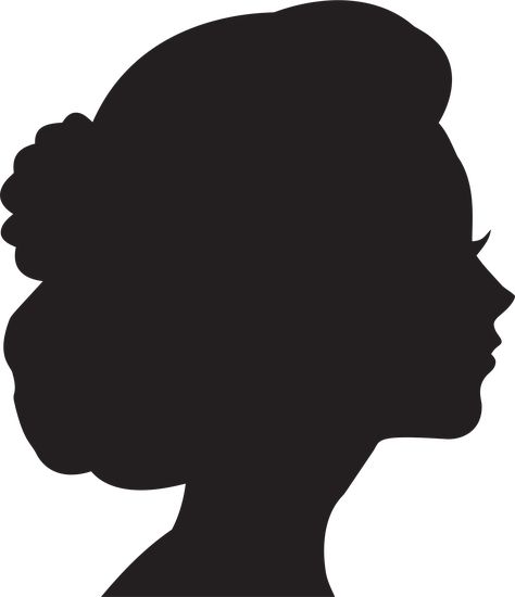 Female Head Profile Silhouette 2 by GDJ Silhouette Arte, 8. Mart, 8 Mart, Silhouette Images, Female Head, Black Image, Silhouette Free, Woman Silhouette, Silhouette Art