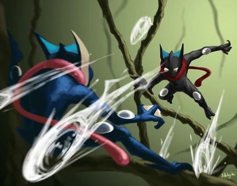 Shiny Ash Greninja, Greninja Art, Shiny Greninja, Greninja Pokemon, Pokémon Artwork, Shiny Wallpaper, Paradox Pokemon, Ash Pokemon Team, Shiny Pokémon