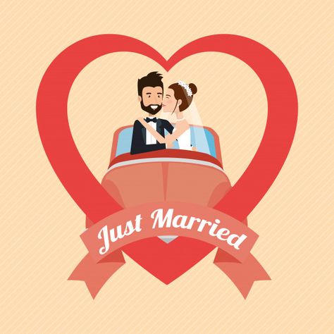 Just married couple with car avatars cha... | Free Vector #Freepik #freevector #frame #wedding #ribbon #car Couple With Car, Ad Car, Motion Graphics Inspiration, Frame Wedding, Avatar Characters, Couple Illustration, Wedding Ribbon, Vector Illustration Design, Couple Art