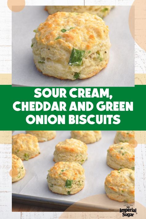 Cheddar Green Onion Biscuits, Sour Cream And Cheddar Biscuits, Cheese And Onion Biscuits, Recipes Using Cream That Has Soured, Sour Cream And Onion Biscuits, Chive And Onion Cream Cheese Recipes, Sour Cream Biscuits Easy, Uses For Sour Cream, Scone Recipe With Sour Cream