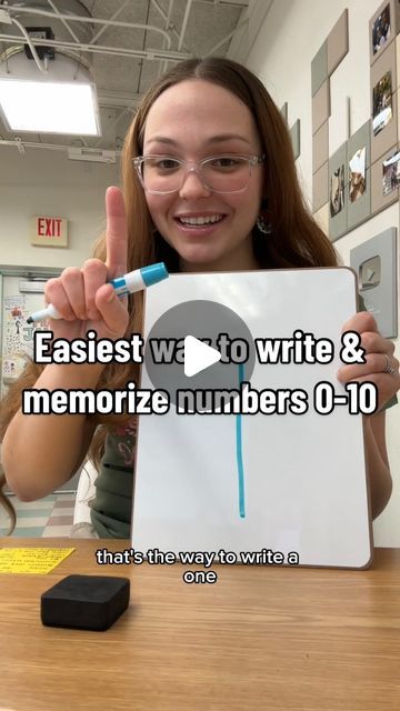 Sara James | Kindergarten Teacher 🍎 on Instagram: "How to write your numbers from 0-10!! I had to update the last one I made from 1 year ago because I was missing the 10 & some comments didn’t like the term “heaven” 😭😩 I respect that, so I provided an alternative ✨🫶🏼 now I just need to come up with a song for 11-20 lol *shirt is from my boutique* @toteachandboutique #teacher #kindergartenteacher #kindergarten #writingnumbers #teachertips" Teaching Numbers To Kindergarten, How To Write Numbers 1-10, Writing Numbers 1-10 Kindergarten, Number Names Activity, Name Writing Practice Preschool, Number Writing Activities, Writing Numbers Kindergarten, Preschool Crafts Ideas, Math Routines