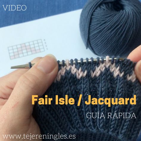 Video sobre la técnica Fair Isle / Jacquard en español Knitting Fair Isle, Punto Fair Isle, Maglia Fair Isle, Fair Isle, Fingerless Gloves, Arm Warmers, Knitted Hats, Knit Crochet, The Internet