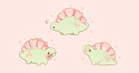 Ida 🐑 on Twitter: "Sakura stego 🌸 https://t.co/D4tymB4tZv" / Twitter Mystical Pets, Easy Disney Drawings, Kitten Drawing, Drawing Examples, Cute Kawaii Animals, Cute Animal Drawings Kawaii, Kawaii Animals, Dessin Adorable, Cute Dinosaur