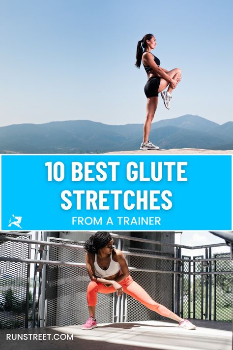 Leg And Glute Stretches, Stretching Glutes Muscle, Stretches For Glutes And Hips, How To Stretch Glutes, Stretch Glutes Muscle, Upper Glute Stretch, Best Glute Stretches, Gluteal Stretches, Glute Stretches For Pain