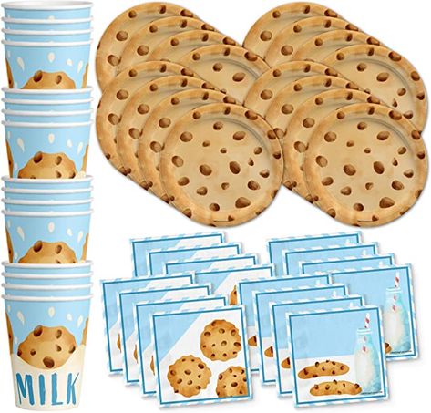 Tough Cookie Birthday Party, One Tough Cookie Birthday, Milk And Cookies Birthday, Cookies Birthday Party, Cookie Birthday Party, Cookies Branding, Cookies Birthday, Birthday Party Set, Milk And Cookies