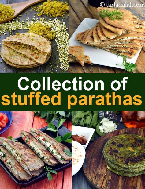 Stuffed Paratha Recipe, Veg Paratha Recipe, Parathas Recipes, Gobi Paratha Recipes, Dal Paratha, Puran Poli Recipes, Gol Gappe, Cheese Paratha, Veg Dinner Recipes