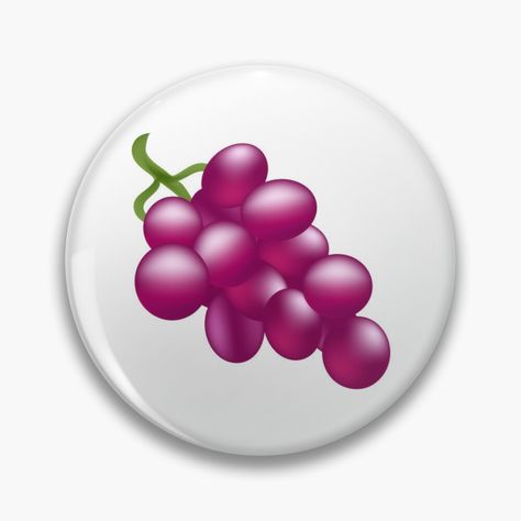 Emoji Illustration, Grapes Fruit, Emoji Design, Buttons Pinback, Top Artists, Illustration Design, Sell Your Art, Grapes, Illustration Art