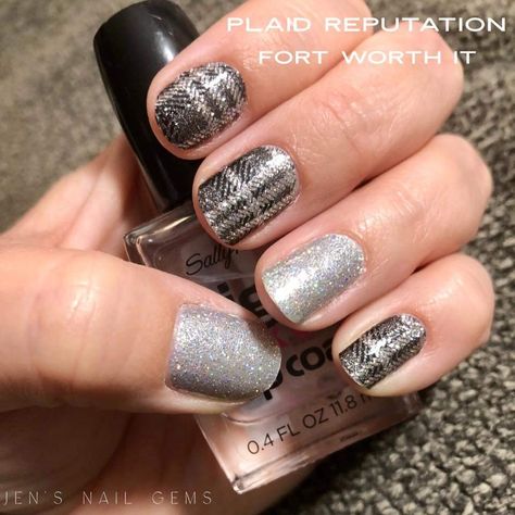 New Years Color Street Combos, Color Street Nails Combos, Color Street Combos, November Nails Colors, New Years Nail, Colorstreet Combos, Nail Polish Painting, Shellac Nail Art, Mani Ideas