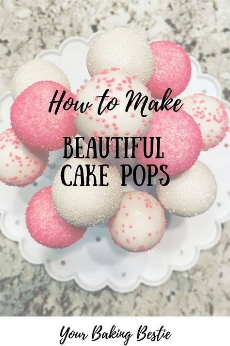 Cake Pops In Waffle Cones, Cake Pop Without Sticks, Decorating Cake Pops Ideas, Cake Pop Batter Recipe, Easy Cake Pop Decorating, Pink Cake Pops Recipe, Making Cake Pops With Silicone Mold, Best Way To Make Cake Pops, Homemade Cake Pops From Scratch