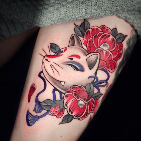 #Tattoos,Japanese flower tattoo1 Similar Tattoos, Fox Masks, Flower Tattoo Stencils, Tattoos Japanese, Japanese Flower Tattoo, Traditional Tattoo Flowers, Flower Tattoo Meanings, Chrysanthemum Tattoo, Rose Tattoos For Men