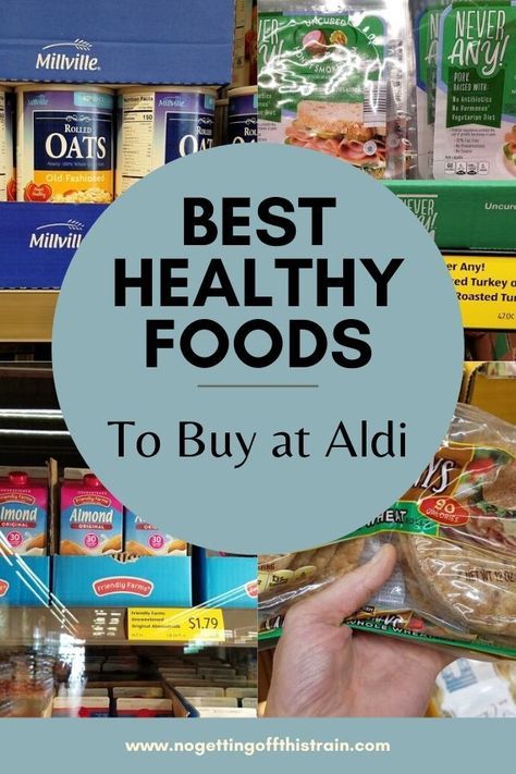 What's healthy at Aldi? Here are the top healthy foods you should always add to your Aldi shopping cart! #aldi #frugal #groceries #shopping Aldi Snacks, Aldi Shopping List, Healthy Foods To Buy, Top Healthy Foods, Healthy Grocery Shopping, Healthy Shopping List, Protein Options, Groceries Shopping, Aldi Shopping