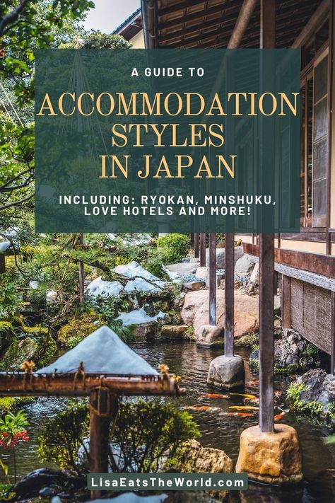 A Guide to Accommodation Styles in Japan Japan Accommodation, Hotels In Japan, Japanese Dinner, Capsule Hotel, Japan Travel Tips, Japan Travel Guide, Wakayama, Modern Hotel, Traditional Styles