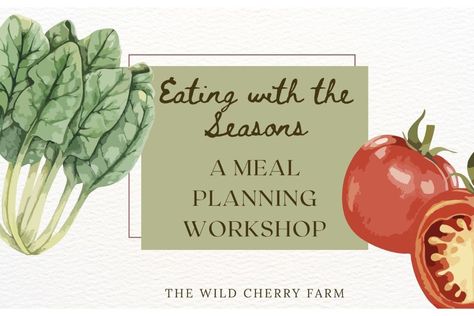 Do you want to provide wholesome, nourishing meals for yourself and your family but find yourself overwhelmed and disorganized in the kitchen? Without a clear plan, it’s easy to fall into the trap of last-minute, unhealthy food choices. The result? Wasted money, wasted food, and compromised nutrition for you and your loved ones. Eating With The Seasons, Cherry Farm, Nourishing Meals, Wild Cherry, Free Meal, Food Choices, Unhealthy Food, Find Yourself, The Seasons