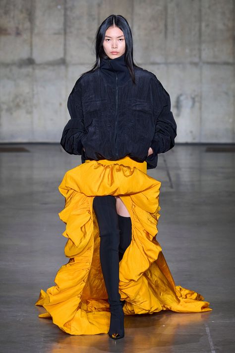 Ruffle Skirts, David Koma, Dress Appropriately, Full Dress, Dress Cover, Spring 2024, London Fashion, London Fashion Week, Evening Wear