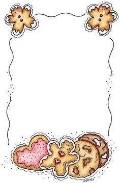 cookie border clipart Cookie Border Ideas, Gingerbread Recipe Printable, Recipe Printable, Cookie Clipart, Gingerbread Crafts, Recipe Scrapbook, Christmas Stationery, Printable Recipe Cards, Printable Stationery