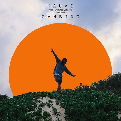 Childish Gambino Kauai, Kauai Childish Gambino, Childish Gambino Album Cover, Childish Gambino Art, Album Cover Photography, Album Covers Art, Childish Gambino Aesthetic, Childish Gambino Poster, Album Cover Aesthetic