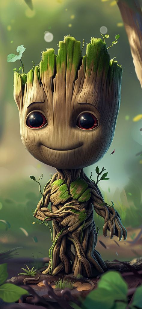 Comic Character Art, Marvel Comics Characters Art, Groot Tattoo, Groot Avengers, Groot Baby, Baby Marvel, Groot Marvel, Beauty And The Beast Movie, Iron Man Wallpaper