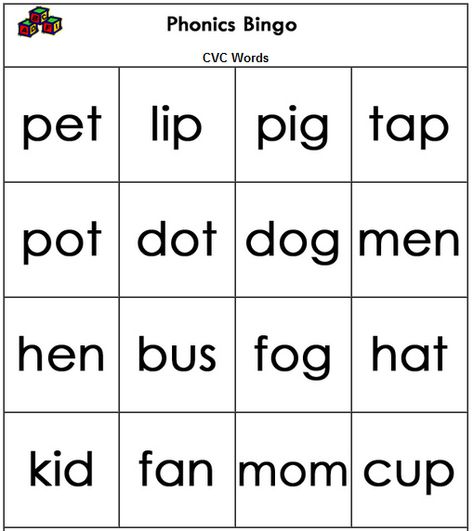 Cvc Bingo, Classroom Learning Centers, Preschool Language Arts, Bingo Card Generator, Vowel Consonant, Call Of Duty Infinite Warfare, Phonics Blends, Word Bingo, Cvc Activities