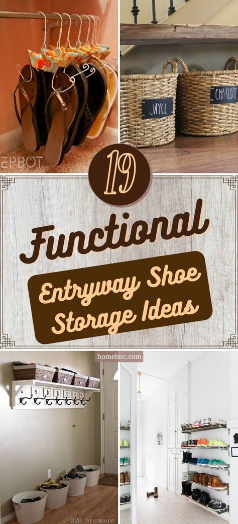 Making a strong first impression of your house requires a tidy and organized front door shoe storage entryway, which requires ideas. Finding a suitable answer for everyone's shoes, however, may be a difficult challenge. You need something that is not only very useful but also blends in with the design and decor of your house. If you come across many concepts that you like, consider fusing them together or employing various approaches for various house entrances. Front Door Shoe Storage Entryway, Front Door Shoe, Front Door Shoe Storage, Door Shoe Storage, Shoe Storage Entryway, Organized Entryway, Shoe Storage Hacks, Shoe Storage Bins, Shoe Solutions