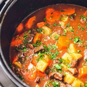 Craving a cozy, heart meal? This Instant Pot Beef Stew is what you want. Loaded with tons of flavor, stew meat, potatoes and vegetables all cooked in your pressure cooker for a tender, delicious combination. Make it for dinner tonight! #instantpot #beefstew Stew In Pressure Cooker, Pressure Cooker Stew, Can Tomato Soup, Meal Organization, Instant Pot Beef Stew Recipe, Hunters Stew, Instant Pot Stew, Instant Pot Beef Stew, Recipe Instant Pot