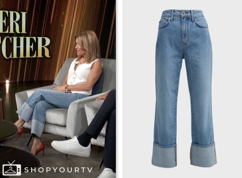 Access Daily: June 2024 Kit Hoover's Rolled Cuff Denim Jeans Cuffed Denim Jeans, Escape The Night, Dallas Cowboys Cheerleaders, Downward Dog, 90 Day Fiance, Brooklyn Nine Nine, Eva Longoria, June 2024, Batwoman