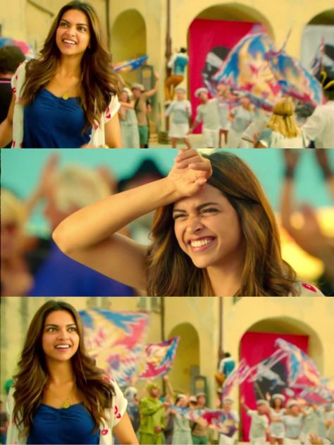 Deepika Padukone in Tamasha Tamasha Deepika, Deepika In Tamasha, Deepika Padukone Hair Color, Tamasha Movie, Deepika Padukone Hair, Dress Painting, Bollywood Movies, Movies Outfit, Deepika Padukone