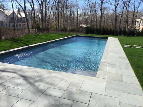 Rectangular Gunite Pool Ideas, Gunite Pool Ideas, Backyard Upgrades, Rectangle Pool, Luxury Swimming Pools, Rectangular Pool, Gunite Pool, Garden Steps, Pool Construction