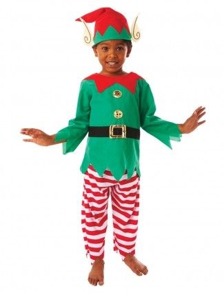 elf Kids Elf Costume, Elf Fancy Dress, Elf Hat With Ears, Elf Costumes, Fancy Dress Costumes Kids, Christmas Fancy Dress, Santa Outfit, Kids Christmas Outfits, Elf Clothes