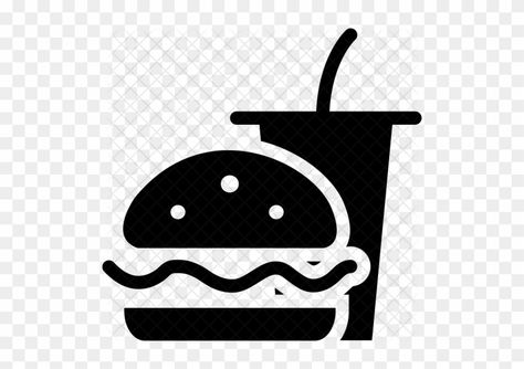 Fast Food Icon, Fast Food Png, Fast Food Logo, Food Icon Png, Burger Ideas, Burger Icon, Burger Logo, Fast Food Logos, Food Vector