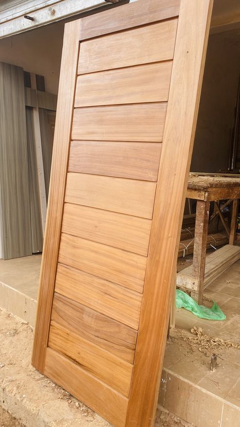 Solid Wood Door Design, Veneer Door Design, Teak Wood Main Door Design, Wood Door Design, Main Door Design Photos, Simple Door, Door And Window Design, Flush Door Design, House Front Door Design