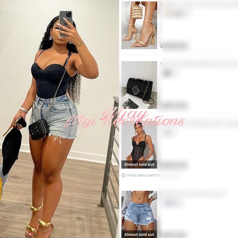 Shein All Black Outfits, Shein Outfits Summer Vacation, Shein Lookbook Summer, Outfit Ideas From Shein Baddie Summer, Date Night Summer Outfits Classy, Night Out In Atlanta Outfit, Shein Outfit Ideas Summer Baddie, Shein Outfits Summer 2023 Baddie Black, Shein Spring Outfits 2023