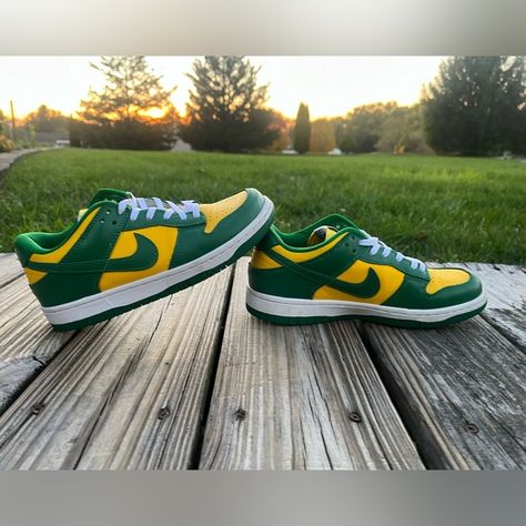 Nike Dunk Low SP Brazil Nike Dunk Low Sp, Nike Dunk Low, Dunk Low, Nike Dunk, Nike Dunks, Brazil, Size 7, Nike, Plus Fashion