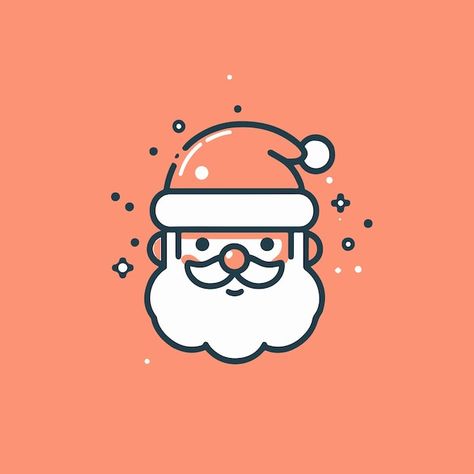 Cute santa claus cartoon vector illustra... | Premium Vector #Freepik #vector #santa #merry #claus #santa-claus Santa Claus Illustration Design, Santa Claus Illustration, Christmas Vector Illustration, Christmas Illustration Design, Santa Illustration, Santa Claus Cartoon, Santa Claus Clipart, Cute Santa Claus, Illustration Flat