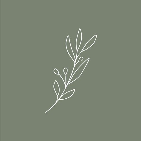 Beach Widgets, Simple Floral Design, Green Ipad, Plant App, Olive Green Weddings, Brand Messaging, Plant Logos, Sage Plant, Sage Green Wallpaper