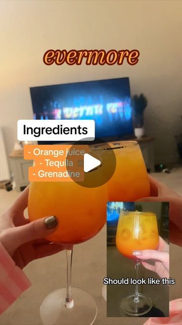 Cherrelle Torrenns on Instagram: "Finally the drinks lists just in time for the Eras Tour on Disney+ ✨ No clue what the measurements were because we really did just eyeball them and hoped for the best 😂 • • • #taylorswift #erastour #erastourfilm #swiftie #swifties #taylorswiftparty #erastourparty" Eras Tour Drinks, Swift Party, Drink List, Taylor Swift Party, Orange Juice, Drink Recipes, Just In Time, Eras Tour, Clue