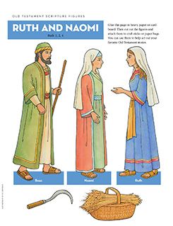 Old Testament Scripture Figures: Ruth and Naomi Elijah And The Widow, Ruth Bible, Bible People, Ruth And Naomi, Bible Story Crafts, Sunday School Kids, Preschool Bible, Flannel Board, Bible School Crafts