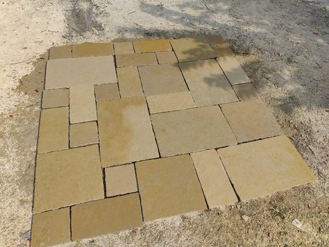 River finished yellow kota stone for outdoor and indoor flooring Brown Kota Stone Flooring, Yellow Kota Stone Flooring, Kota Stone Flooring, Kota Rajasthan, North India, Wall Cladding, Stone Flooring, Flooring, Stone