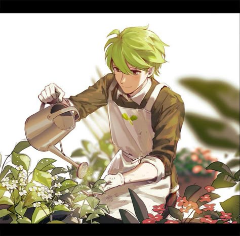 Herb Cookie Fanart, Herb Cookie Run, Infp Fanart, Herb Cookie, Rantaro Amami, Cookie Run Fanart, Cookierun Kingdom, Cookie Kingdom, Mbti Character