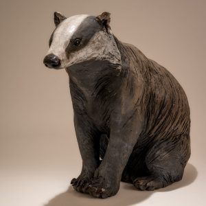 Badger Sculpture, Fimo Art, Bronze Sculpture Animal, Paper Mache Animals, Pottery Animals, Sculptures Céramiques, Animal Sculpture, Clay Animals, Clay Figures