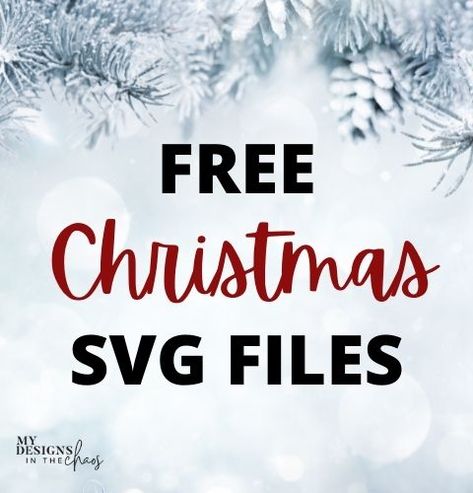 Free Christmas SVG Files - My Designs In the Chaos Christmas Fonts Alphabet, Christmas Svg Files Free, Cricut Christmas Cards, Christmas Fonts Free, Merry Christmas Calligraphy, Christmas Graphic Design, Holiday Fonts, Christmas Fonts, Merry Christmas Sign