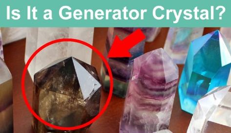 Generator Crystal Point Properties and How To Spot One! Books Healing, Crystal Work, Shape Meaning, Gemstones Crystals, Crystals Healing Properties, Crystal Formations, Crystal Shapes, Shape And Form, Crystal Shop