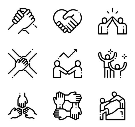 symbole main Symbols Of Community, Symbols In Art, Icon Styles Design, Friendship Logo Design, Logo Friendship, Safe Symbol, Friendship Logo, Community Symbol, Friendship Icon