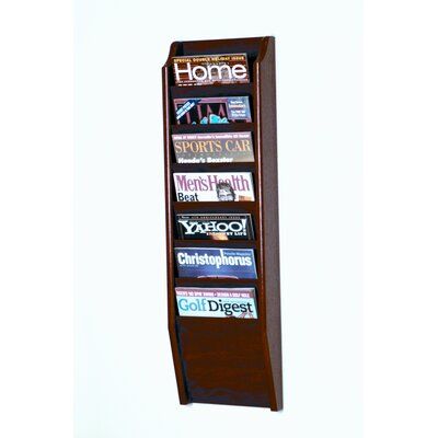 Wooden Mallet Wall Mounted Magazine Rack Finish: Minimalist Magazine, Magazine Display, Wooden Magazine Rack, Magazine Wall, Wooden Mallet, Mini Magazine, Wood Magazine, Wall Mount Rack, File Holder