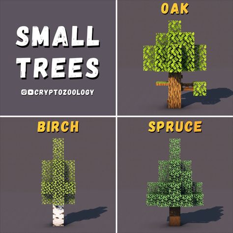 Minecraft Spawn Builds, Minecraft Small Tree, Minecraft Nature Builds, Minecraft Wall Ideas, Minecraft Wall Designs, Minecraft Tree, Design Walls, Minecraft Statues, Minecraft Wall