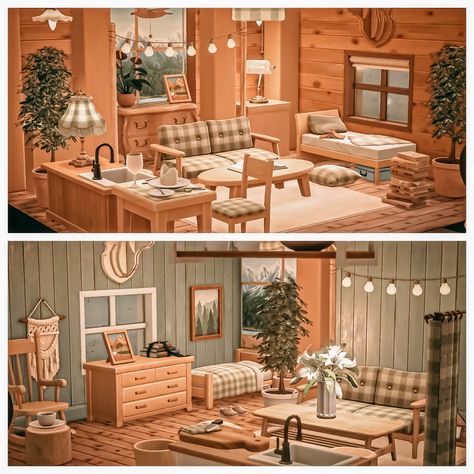 Animal Crossing Cabin Ideas, Animal Crossing Cabin, Acnh Cabin, Park Ranger, Cabin Ideas, Room Layout, Animal Crossing, Home Ideas, Cottage